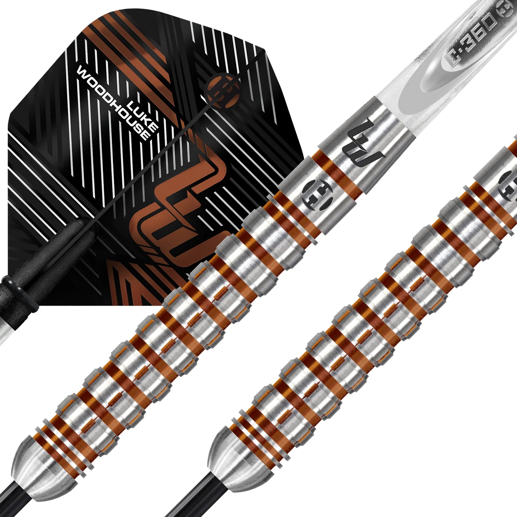 Harrows Luke Woodhouse Series 2 90% Steel Darts Szett - Direct Darts - 3