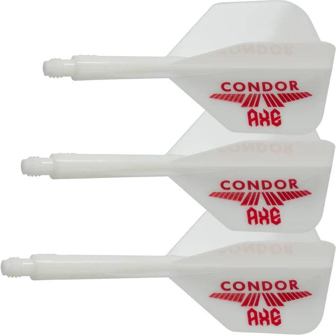 Condor - Axe Logo - Fehér Piros - No6 - Egybe Darts Szár/Toll - Direct Darts - 2