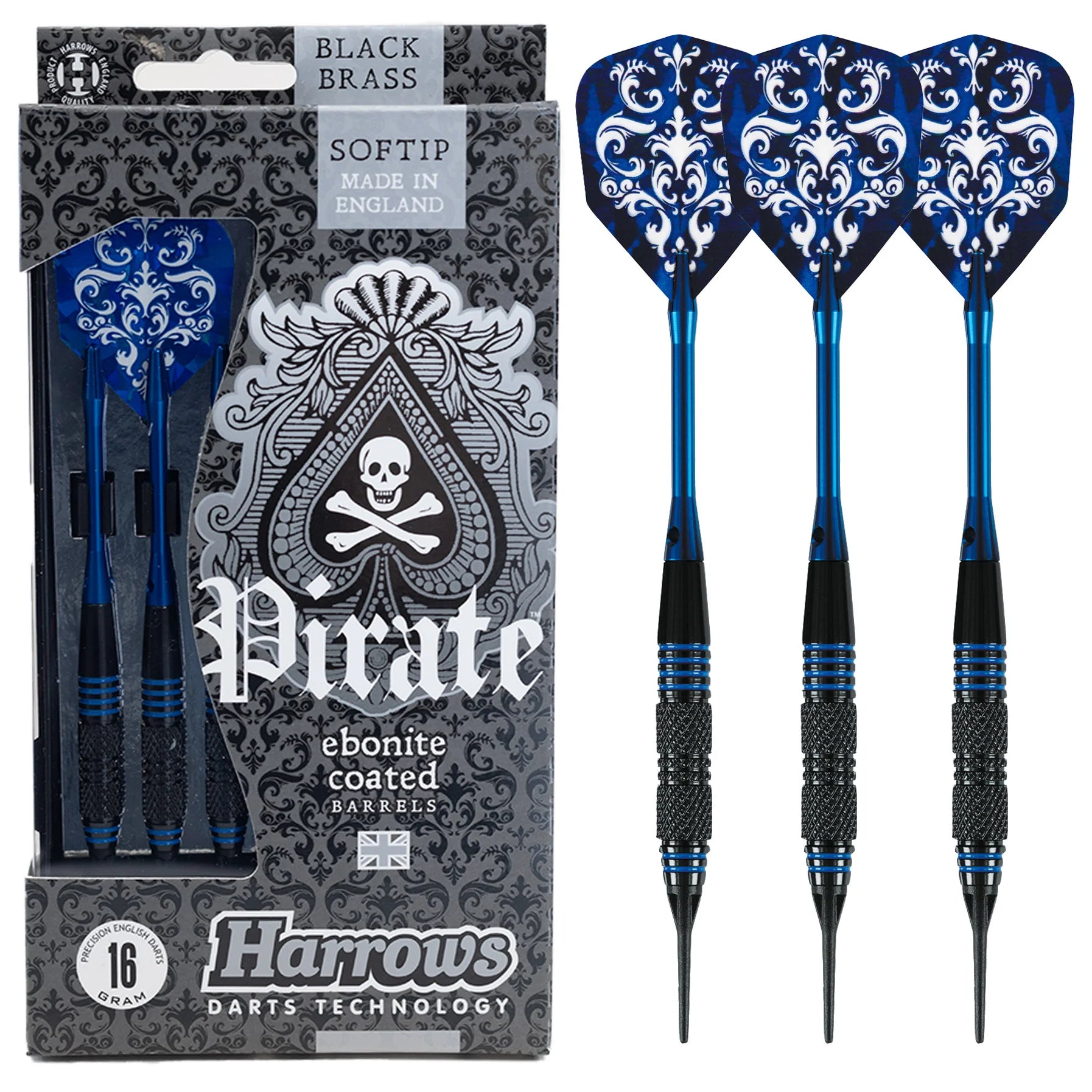 Harrows - Pirate Kék - Soft Darts Szett - Direct Darts - 2