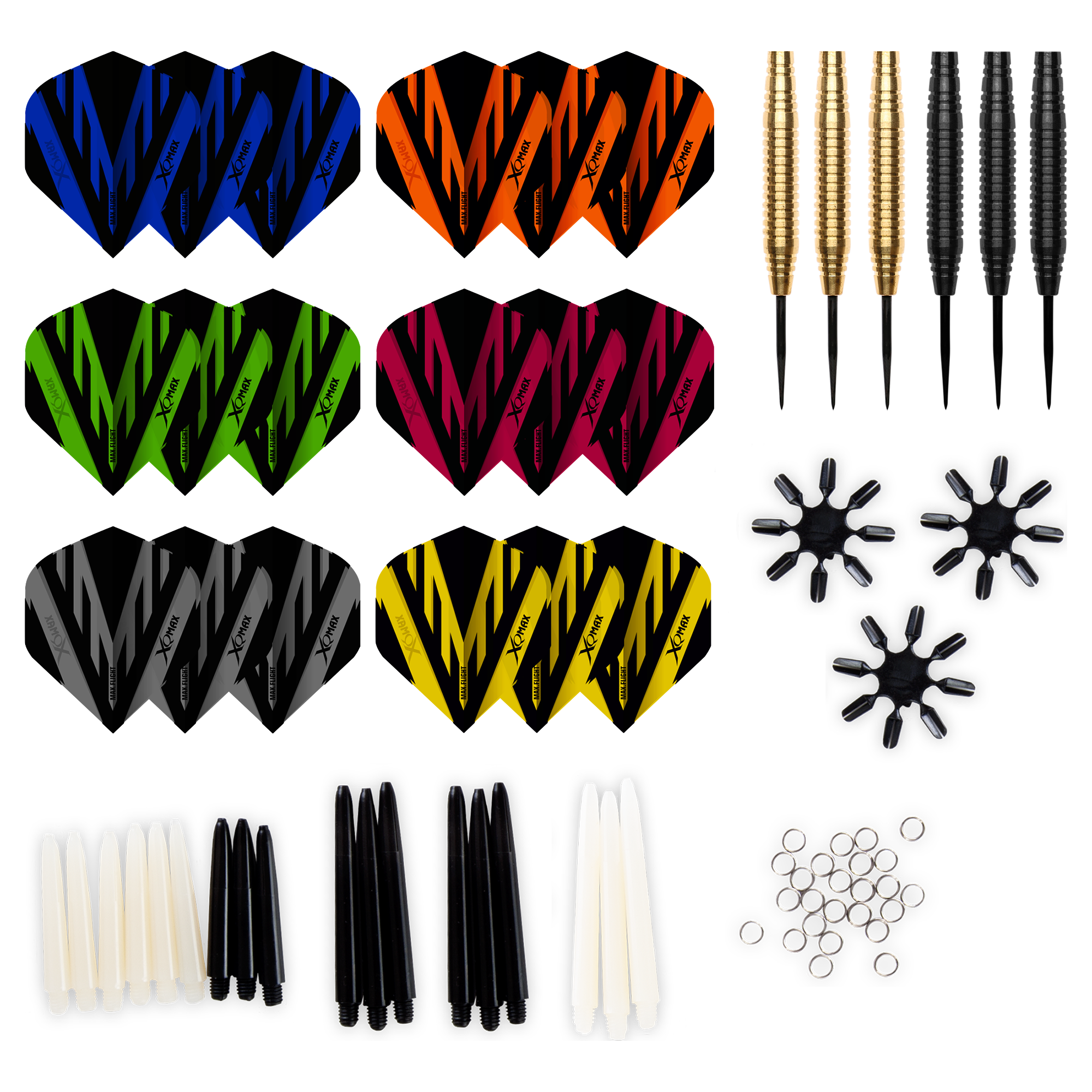 Xqmax - Dart - 90 Db Kiegészítő - Steel Darts Szett - Direct Darts - 1