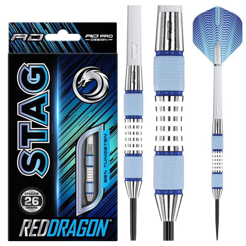Red Dragon - Stag Szürke 4 - Steel Darts Szett - Direct Darts - 2
