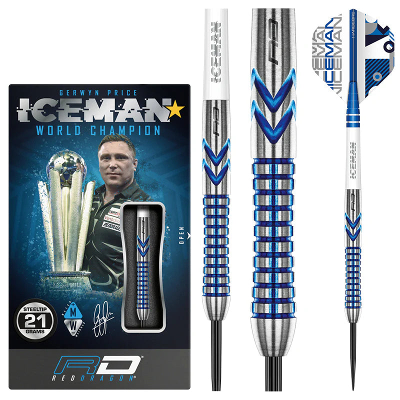 Red Dragon - Gerwyn Price Iceman Contour - Steel Darts Szett - Direct Darts - 2