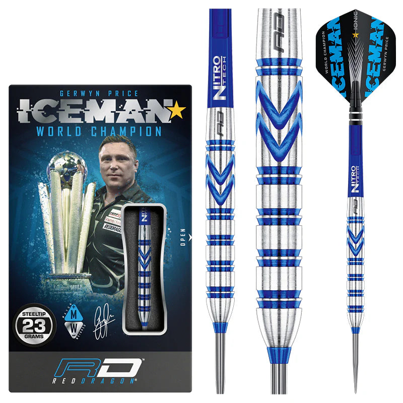 RED DRAGON - GERWYN PRICE ORIGINAL 90% - STEEL DARTS SZETT