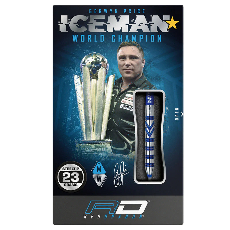 RED DRAGON - GERWYN PRICE ORIGINAL 90% - STEEL DARTS SZETT