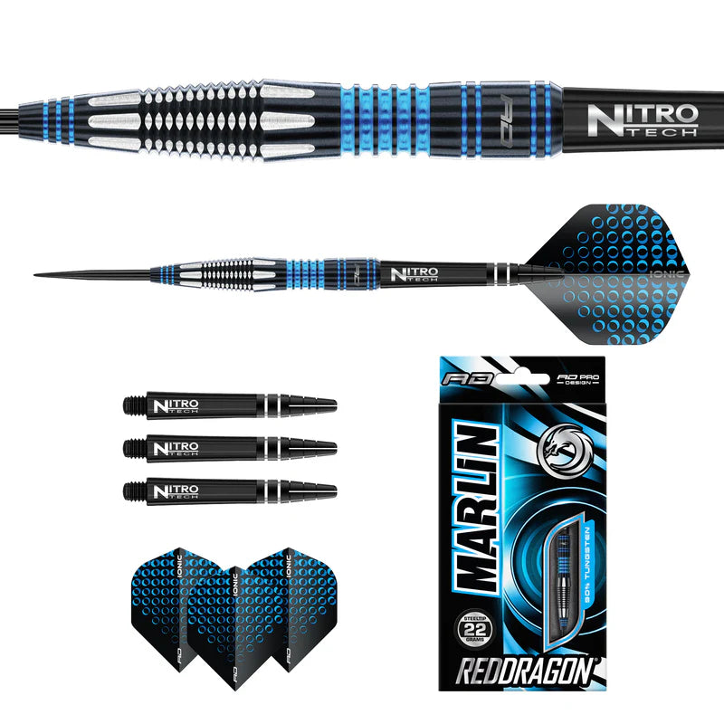 Red Dragon - Marlin - Steel Darts Szett - Direct Darts - 5