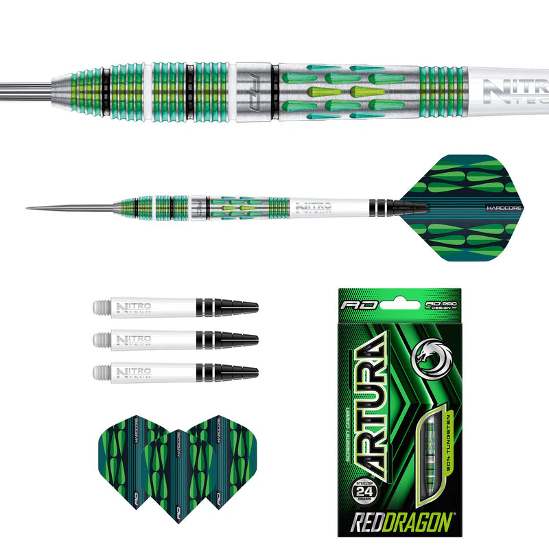 Red Dragon - Artura 2 - Steel Darts Szett - Direct Darts - 5