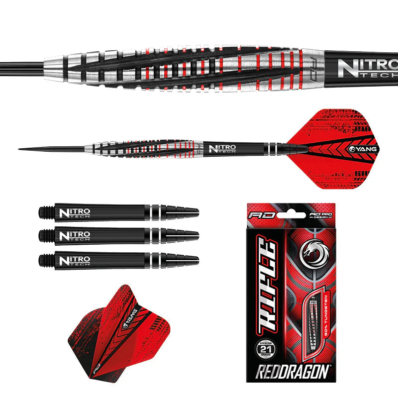 Red Dragon - Rifle - Steel Darts Szett - Direct Darts - 5