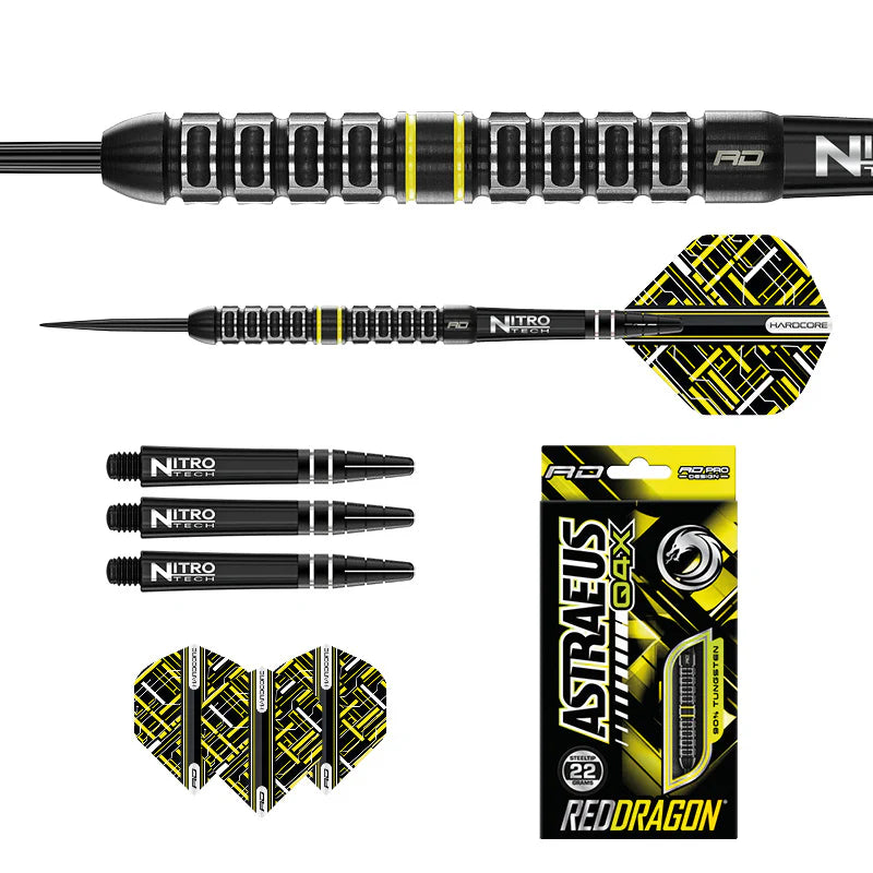 Red Dragon - Astraeus Q4X Parallel - Steel Darts Szett - Direct Darts - 5