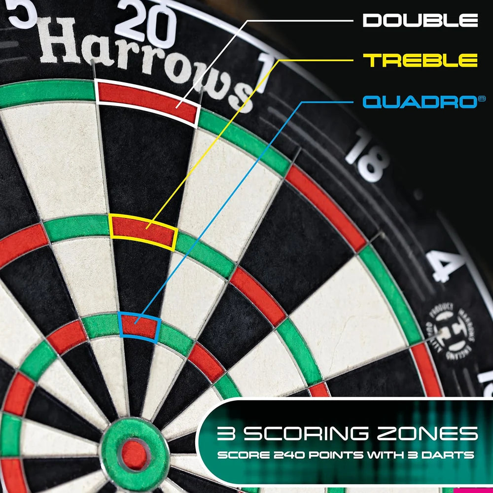Harrows - Quadro 240 - Darts Tábla - Direct Darts - 3