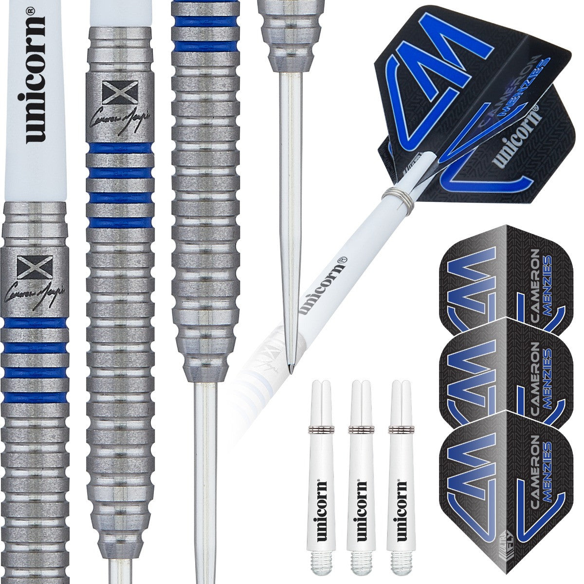 Unicorn - Cameron Menzies - Phase2 - 90% - Steel Darts Szett - Direct Darts - 1