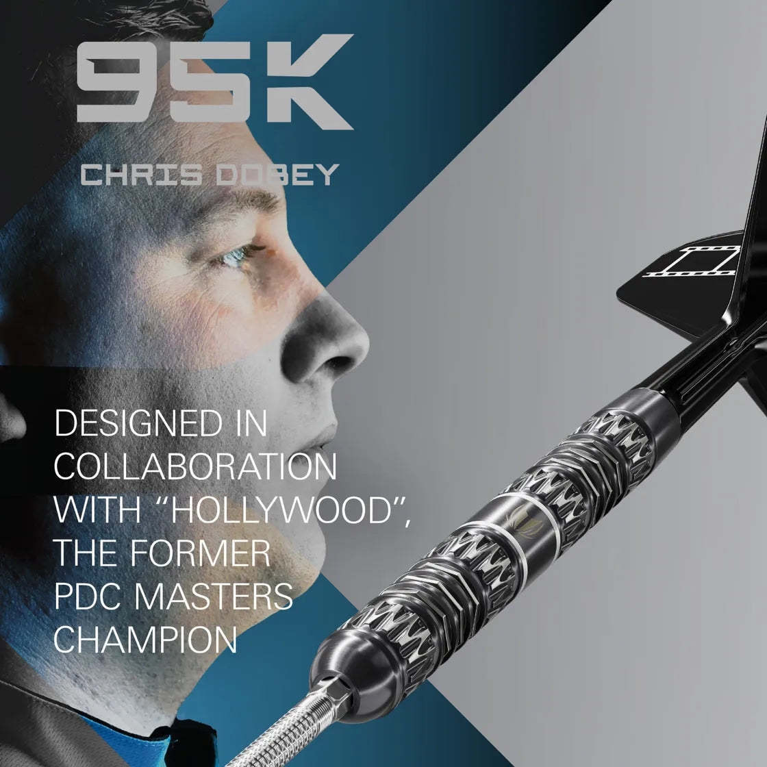 Target - Chris Dobey 95K - 95% - Steel Darts Szett - Direct Darts - 2