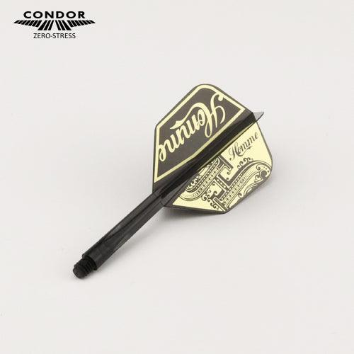 Condor - Zero Stress - Se-O Homme - Fekete Arany - No6 - Egybe Darts Szár/Toll - Direct Darts - 2