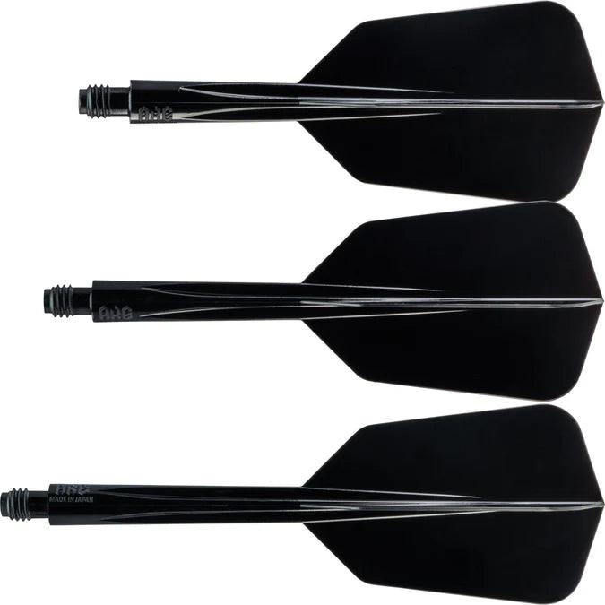 Condor - Axe Wing - Fekete - Slim - Egybe Darts Szár/Toll - Direct Darts - 2