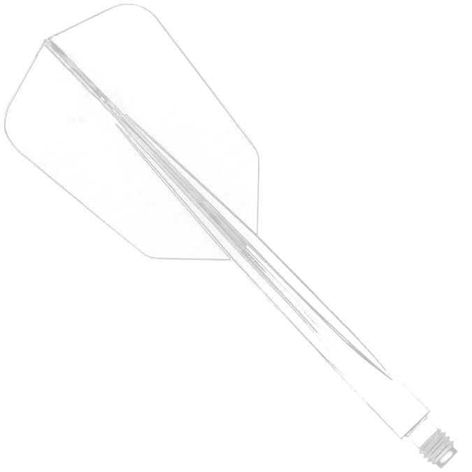 Condor - Axe Wing - Víztiszta - Slim - Egybe Darts Szár/Toll - Direct Darts - 1