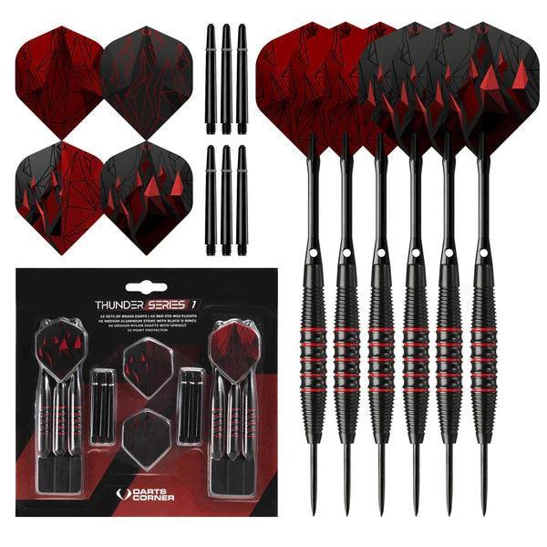 Darts Corner - Thunder Series 1 - M4 - 2 Szett - Steel Darts Szett - Direct Darts