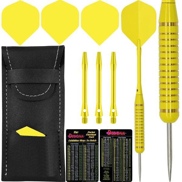 Designa - Serpent - Brass - Sárga - Steel Darts Szett - Direct Darts - 1