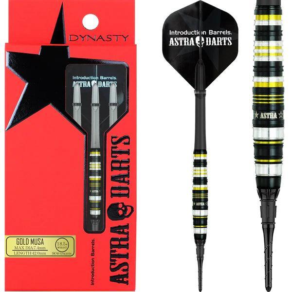 Dynasty - Astra Redstar - Gold Musa 90% - Soft Darts Szett - Direct Darts - 1