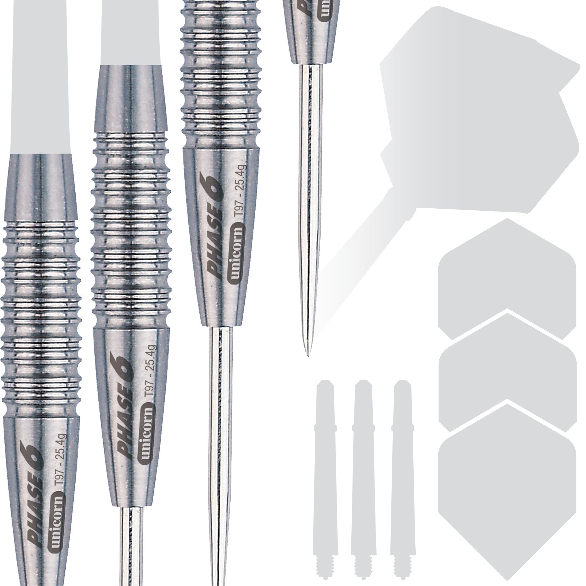UNICORN - EVO PURIST PHASE 6 97% - STEEL DARTS SZETT