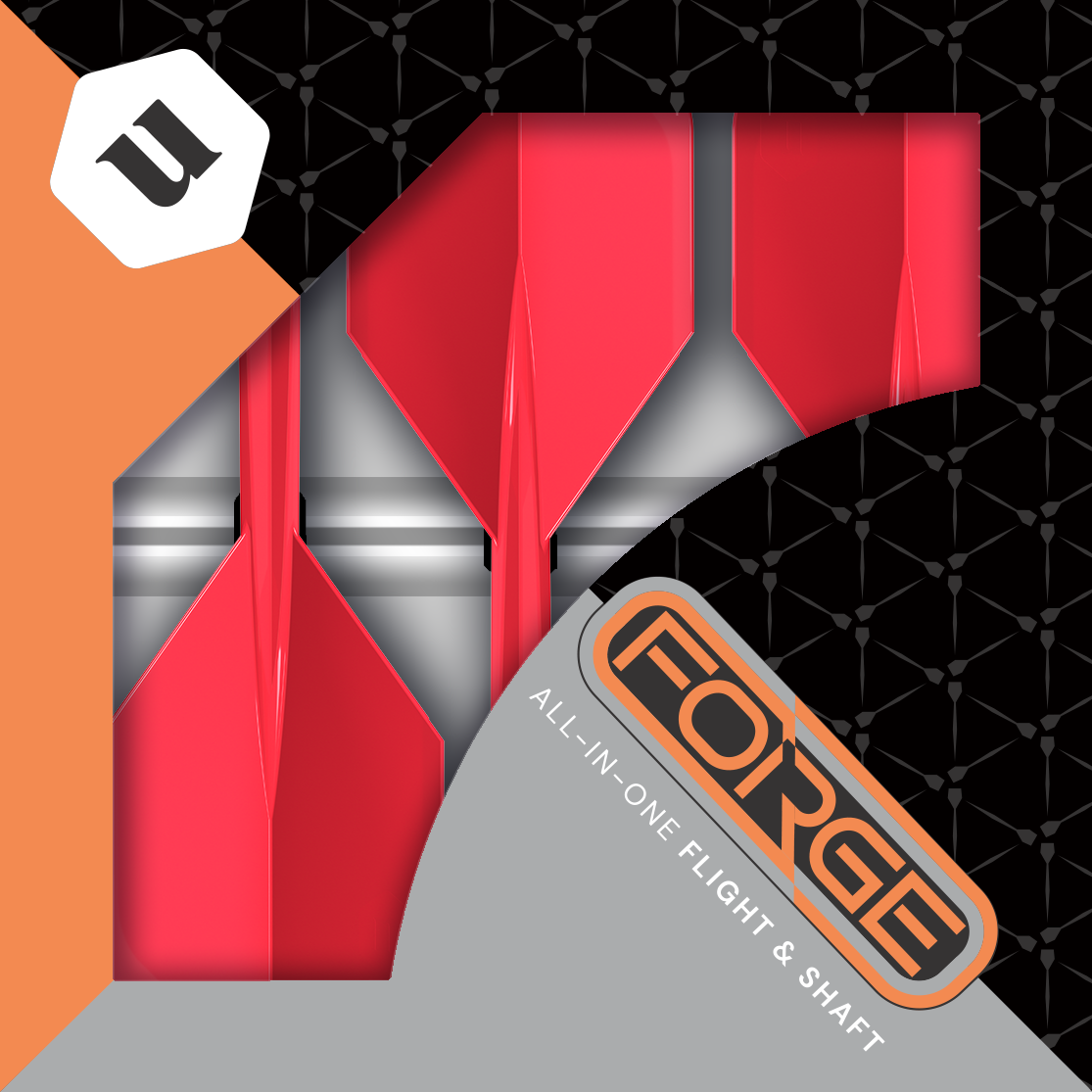 Unicorn - Forge - Plus Piros - Darts Szár - Direct Darts - 4