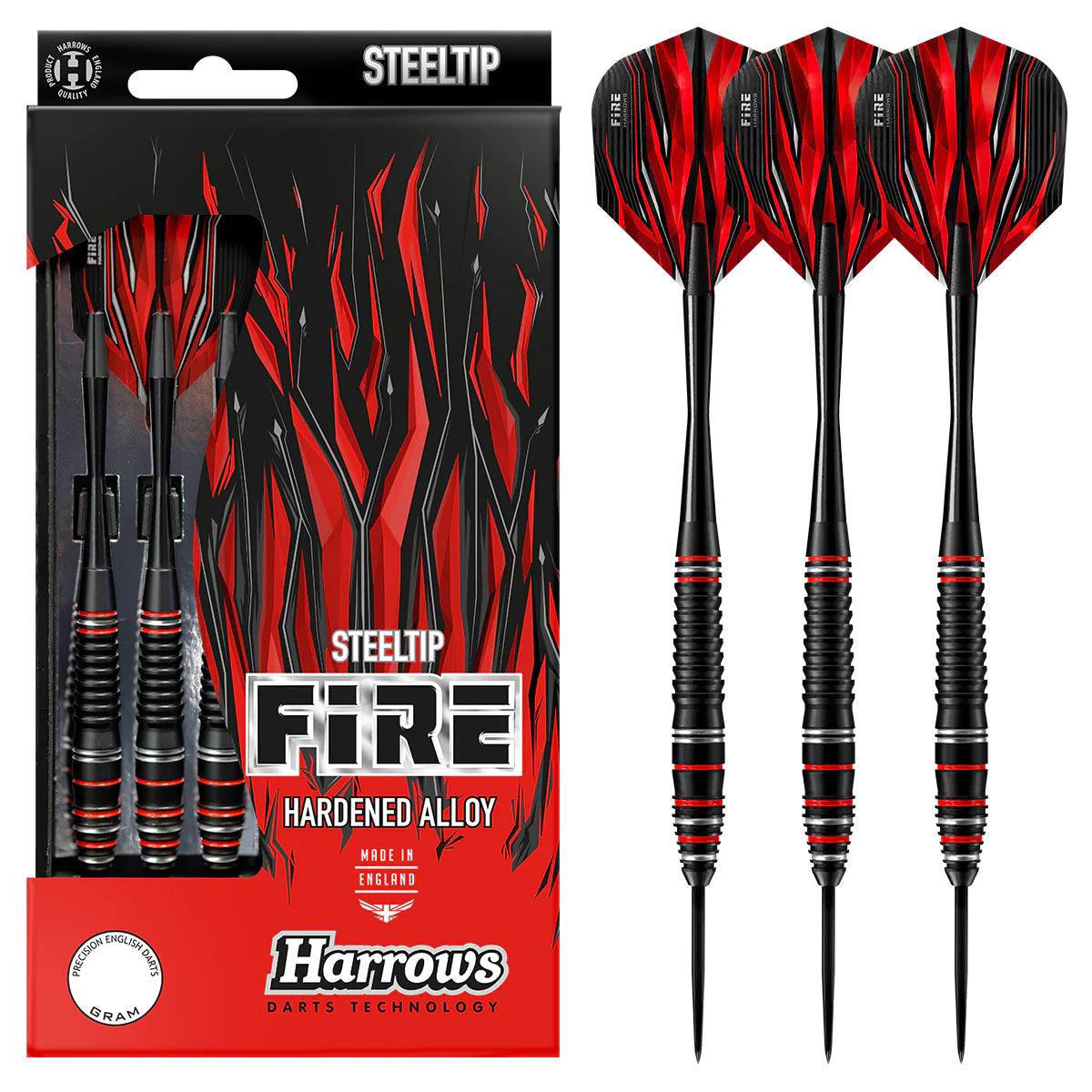 HARROWS - FIRE HIGH GRADE ALLOY - STEEL DARTS SZETT - Direct Darts