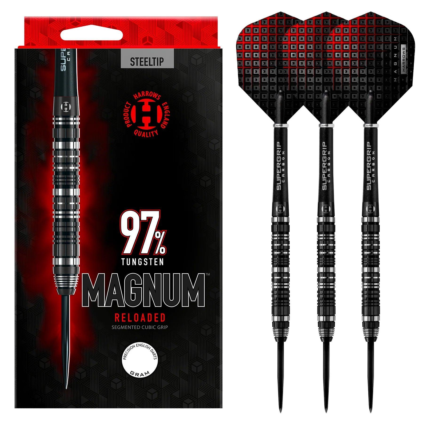 HARROWS - MAGNUM RELOADED 97% - STEEL DARTS SZETT - Direct Darts