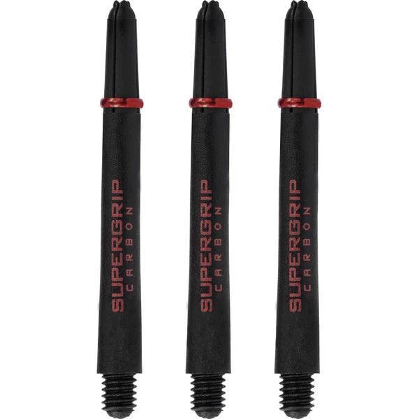 Harrows - Supergrip Carbon Piros - Darts Szár - Direct Darts - 4