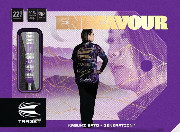 Target Japan - Endeavor - 90% - Steel Darts Szett - Direct Darts - 3