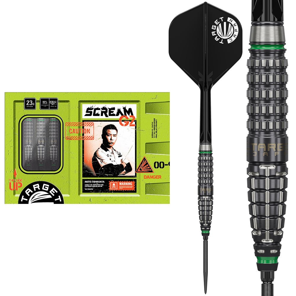 Target Japan - Prime Series Scream Gen2 - 90% - Steel Darts Szett - Direct Darts - 1