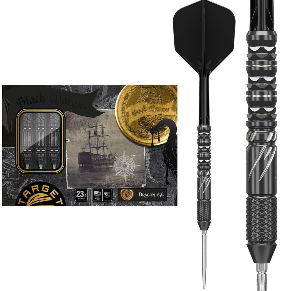 Target Japan - Black Marque Lite Draco - 90% - Steel Darts Szett - Direct Darts - 1