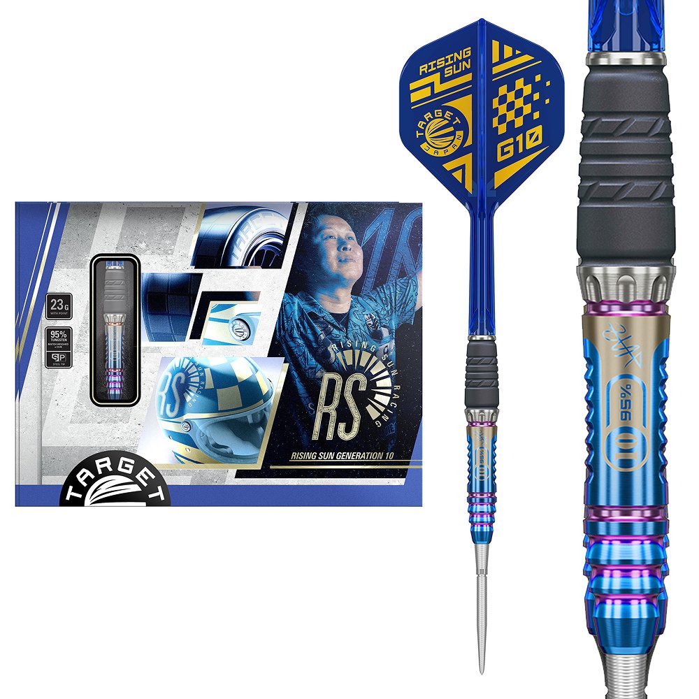 Target Japan - The Rising Sun - Gen10 - 95% - Steel Darts Szett - Direct Darts - 1