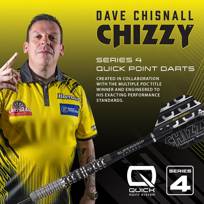 Harrows - Chizzy 90% Series 4 90% - Steel Darts Szett - Direct Darts - 5