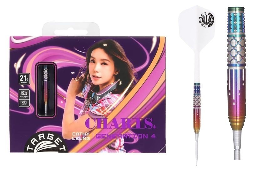 Target Japan - Cathy Leung Charis Gen4 - 90% - Steel Darts Szett - Direct Darts - 1