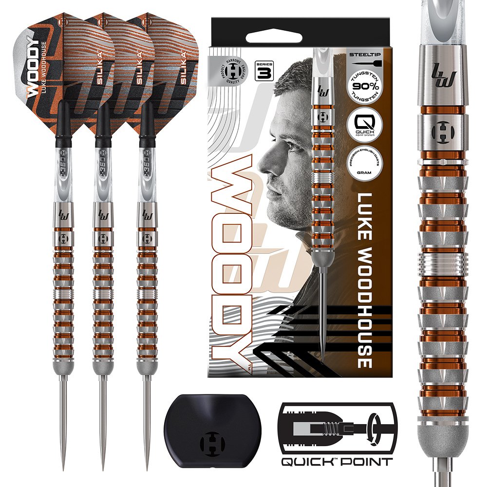 Harrows - Luke Woodhouse Series 3 90% - Steel Darts Szett - Direct Darts - 1