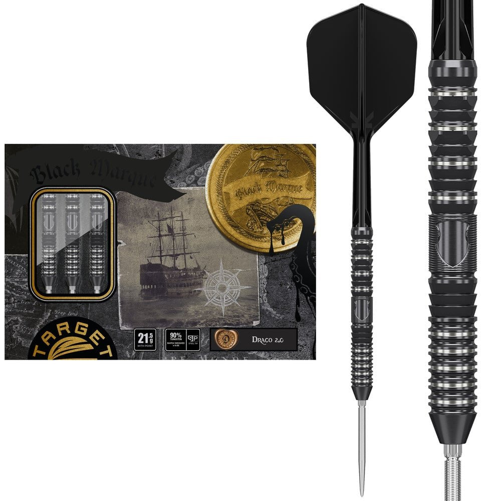 Target Japan - Black Marque Draco Gen2 - Steel Darts Szett - Direct Darts - 1