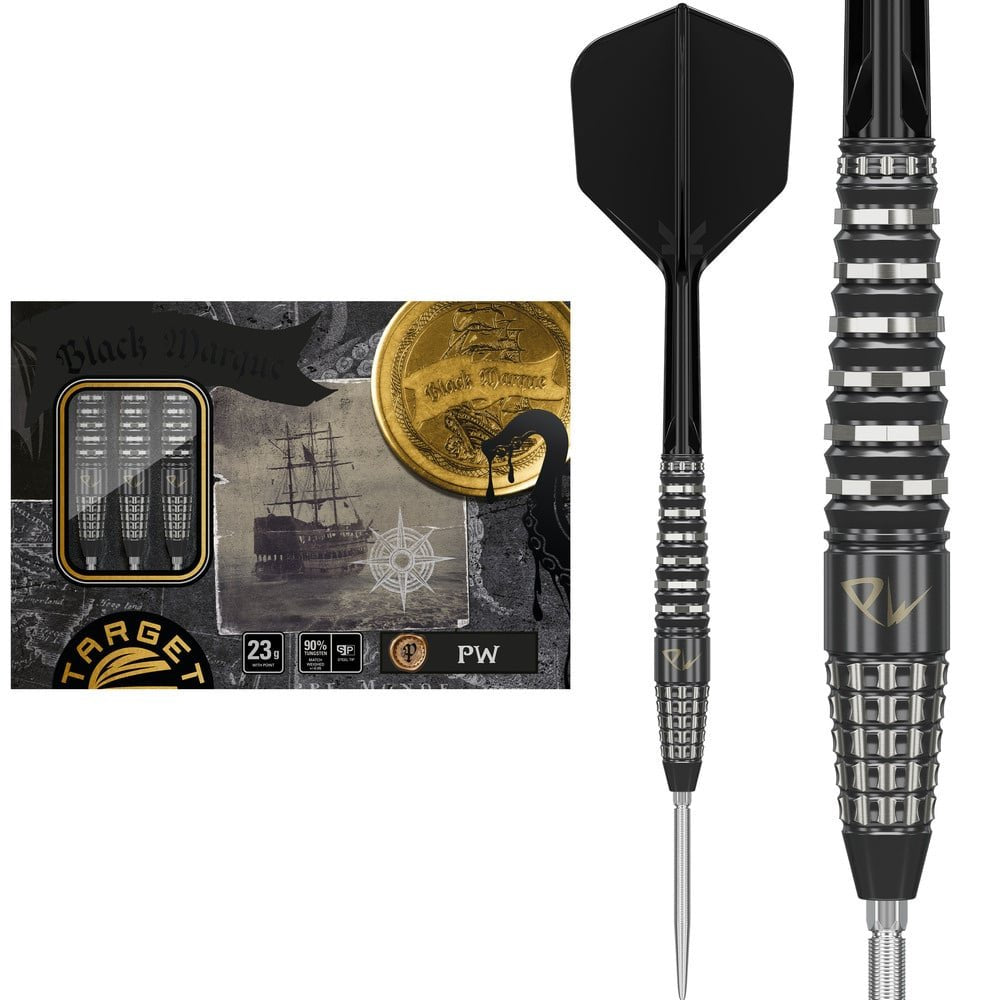 Target Japan - Black Marque Lite Pw - 90% - Steel Darts Szett - Direct Darts - 1