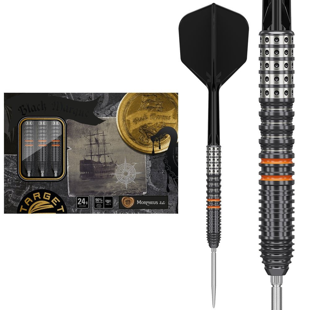 Target Japan - Black Marque Morpheus Gen2 - 90% - Steel Darts Szett - Direct Darts - 1