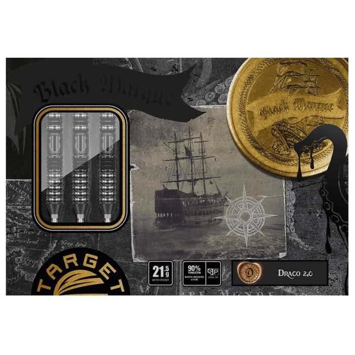 Target Japan - Black Marque Draco Gen2 - Steel Darts Szett - Direct Darts - 4