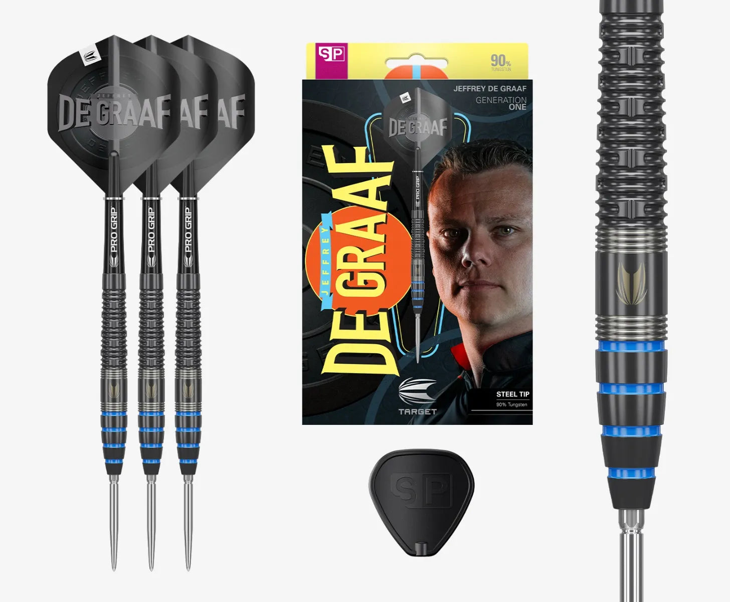 Target - Jeffrey De Graaf - Steel Darts Szett - Direct Darts - 1