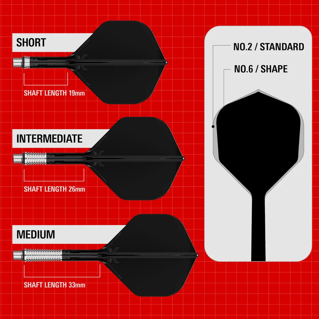 Target - K-Shift Fekete - No2 - Darts Toll/Szár - Direct Darts - 4