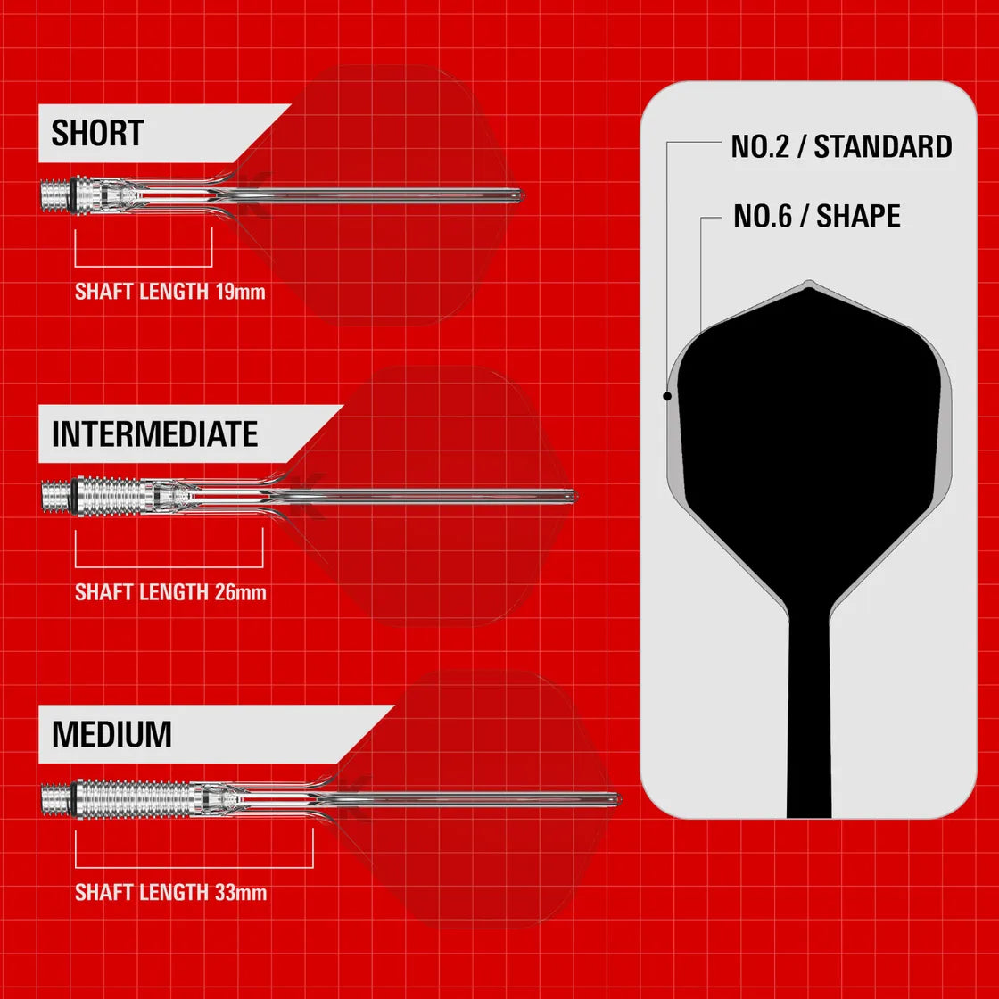 Target - K-Shift Víztiszta - No2 - Darts Toll/Szár - Direct Darts - 4