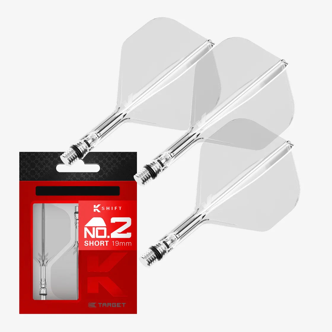 Target - K-Shift Víztiszta - No2 - Darts Toll/Szár - Direct Darts - 1