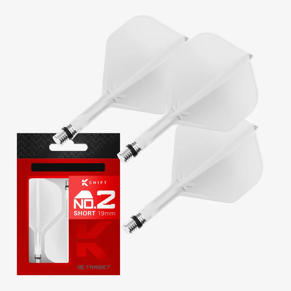 Target - K-Shift Fehér - No2 - Darts Toll/Szár - Direct Darts - 1