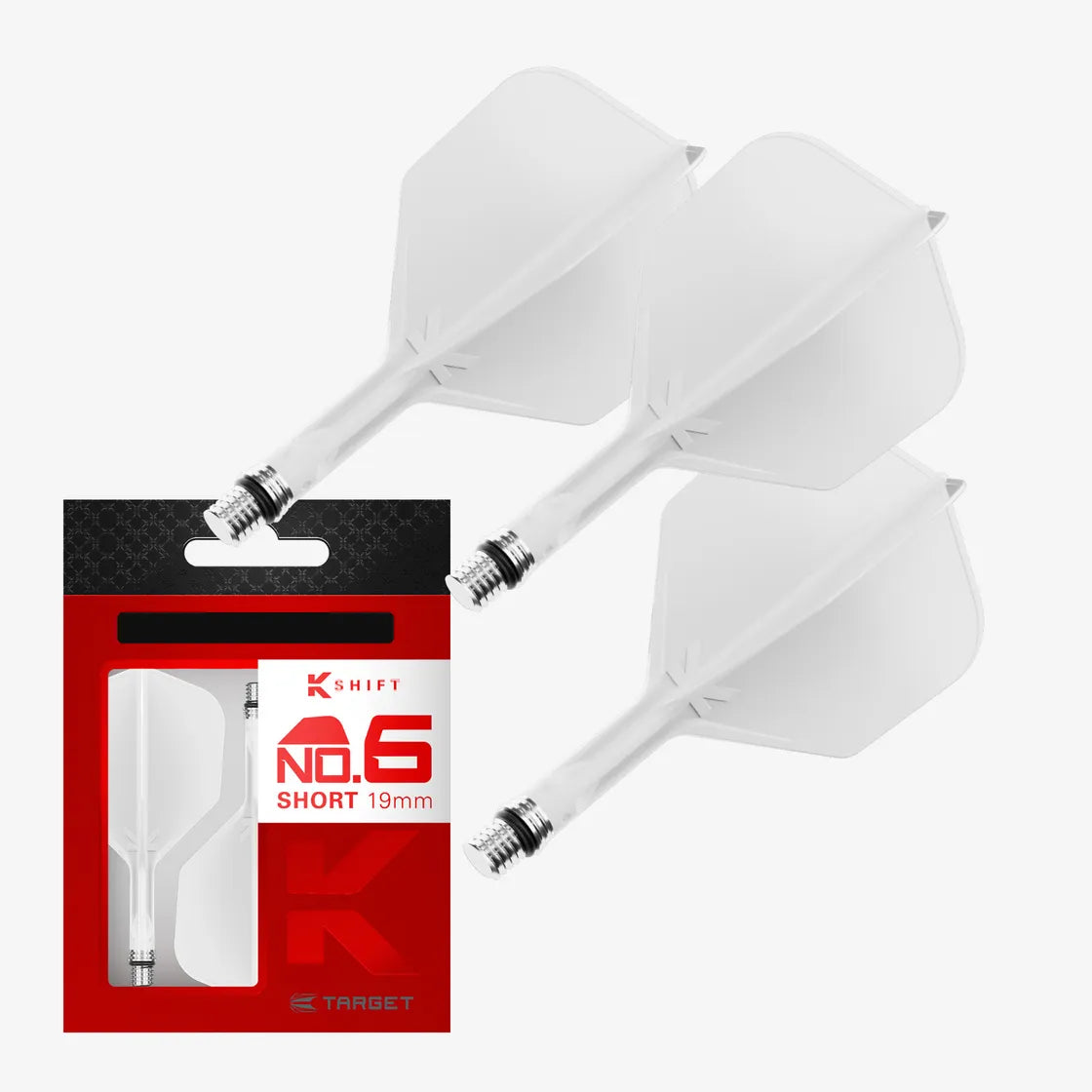 Target - K-Shift Fehér - No6 - Darts Toll/Szár - Direct Darts - 1