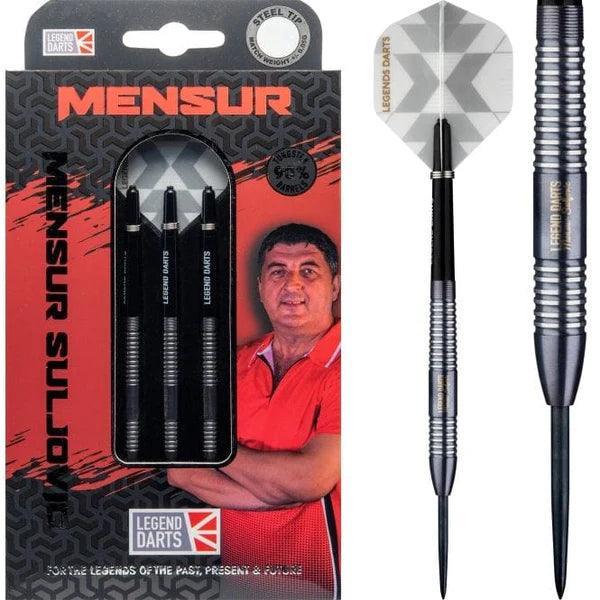 Legend Darts - The Gentle - Mensur Suljovic 90% - Fekete - Steel Darts Szett - Direct Darts - 1