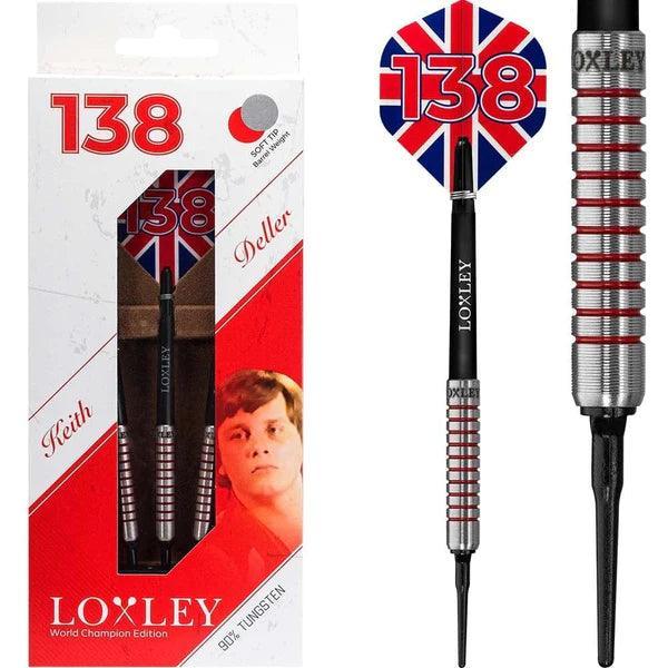 Loxley - Keith Deller - 138 Range 90% - Soft Darts Szett - Direct Darts - 1