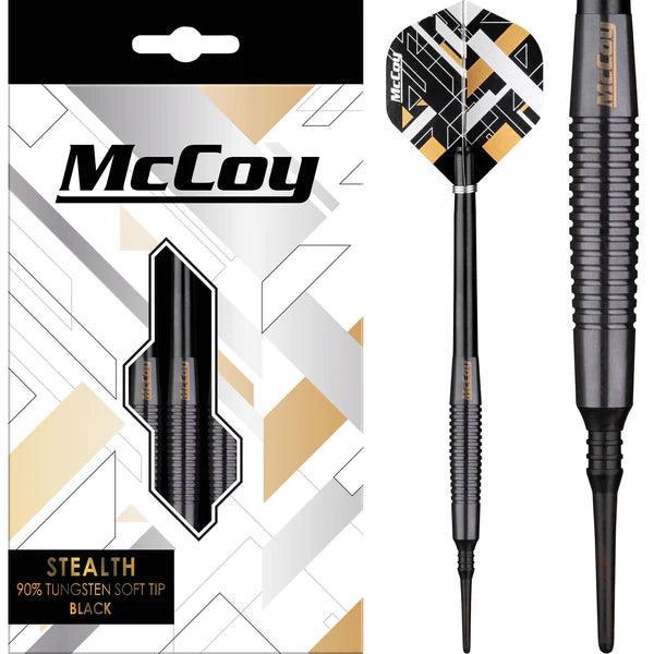 Mccoy - Stealth - 90% - Fekete - Soft Darts Szett - Direct Darts - 1