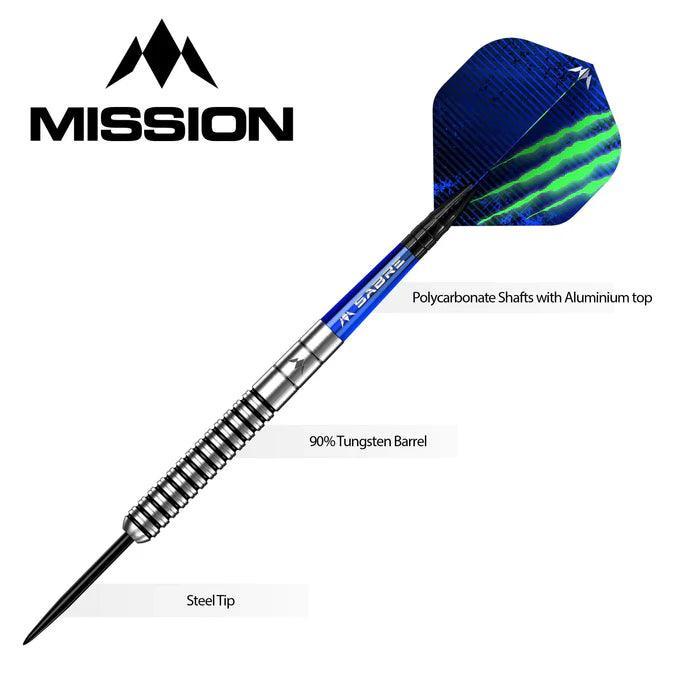 Mission - Lee Evans Darts 90% - Fekete - Steel Darts Szett - Direct Darts - 4