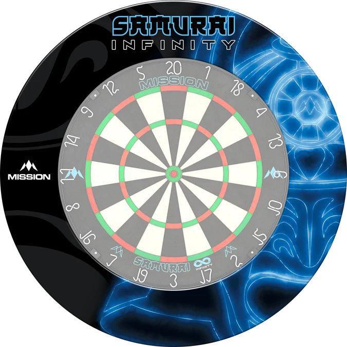 Mission - Samurai Infinity Kék - Darts Falvédő - Direct Darts