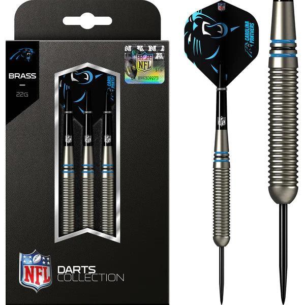 Nfl - Carolina Panthers - Brass - Steel Darts Szett - Direct Darts