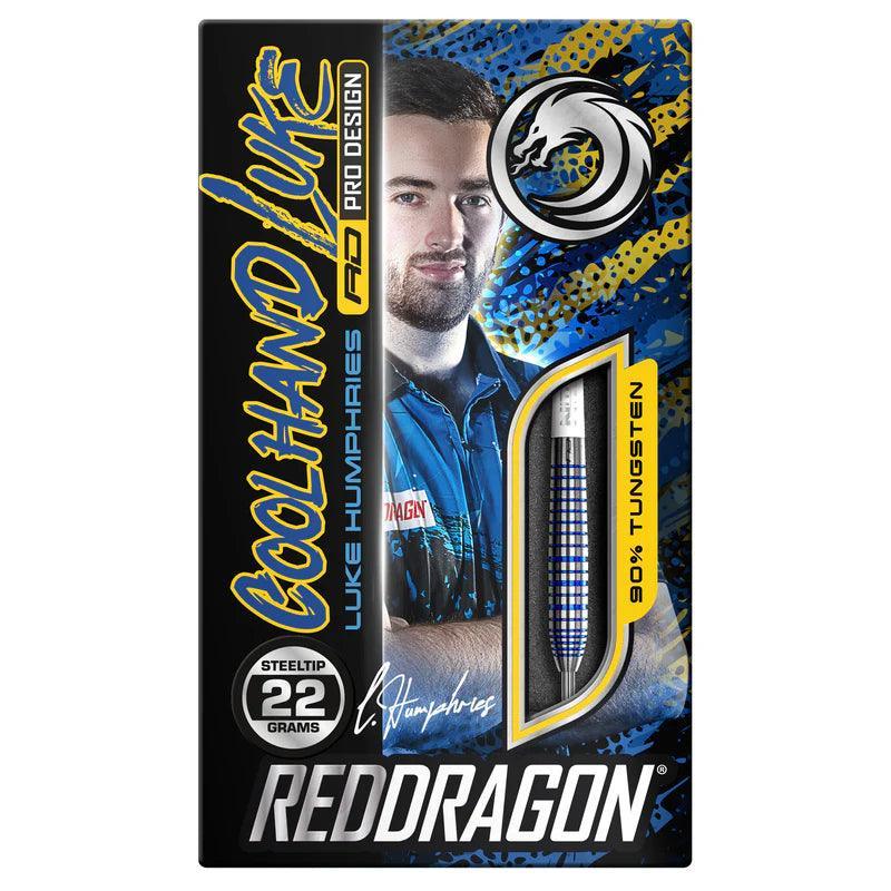 Red Dragon - Luke Humphries Tx3 Cool Blue - 90% - Steel Darts Szett - Direct Darts - 4